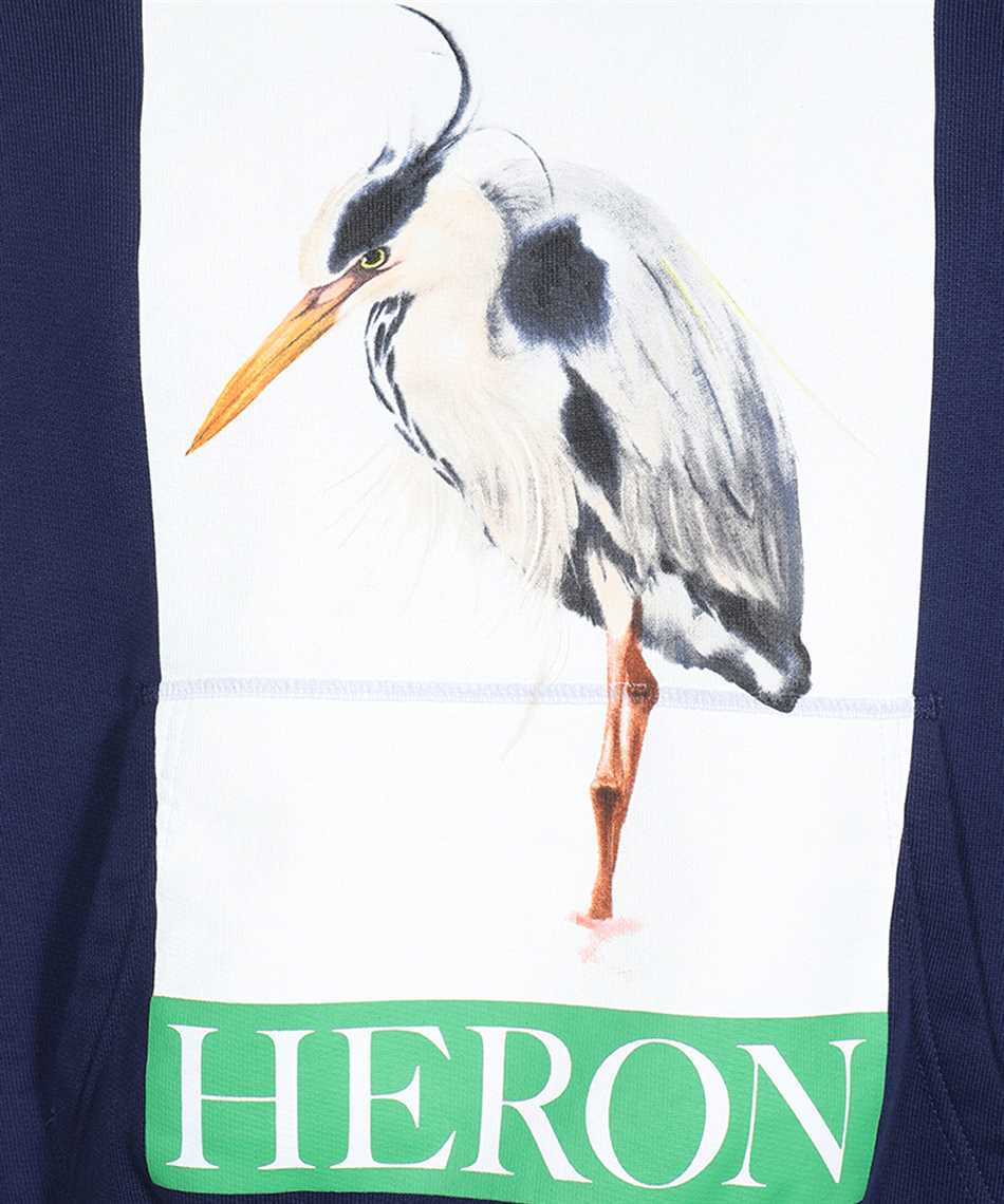 Heron Preston HMBB024F23JER002 HERON BIRD PAINTED Kapuzen-Sweatshirt 3