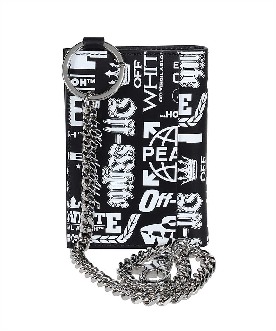 Off-White OMNC09AF25LEA002 HERITAGE CW MULTILOGO Portafoglio 2