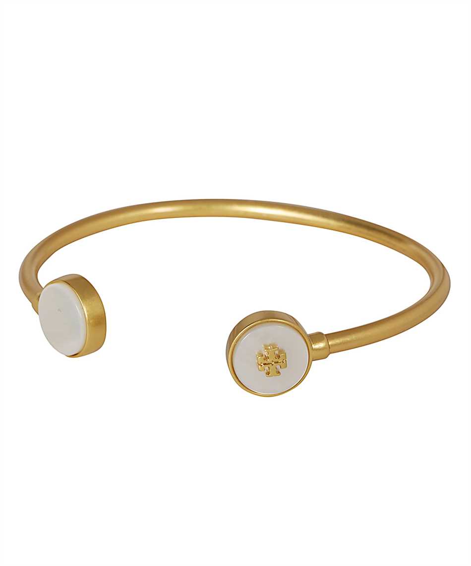 Tory Burch 74072 KIRA SEMI-PRECIOUS OPEN CUFF Bracelet White Tory Burch 74072 KIRA SEMI-PRECIOUS OPEN CUFF Bracelet White