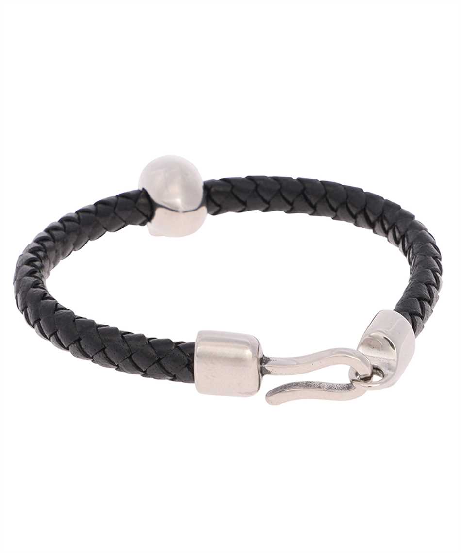 Alexander McQueen 554602 J16KI SKULL LEATHER Bracelet 2