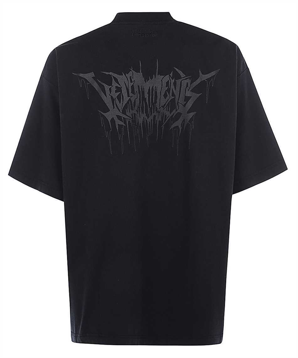 Vetements UA65TR570B SKULL METAL Tričko 2