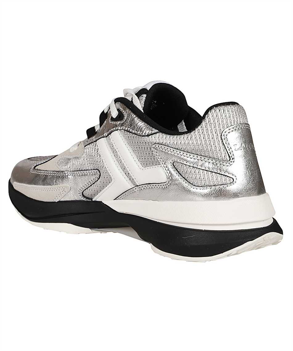 Lanvin FU SKAK02 CRMT E26 CRINKLED METALLIC LEATHER Sneakers 3