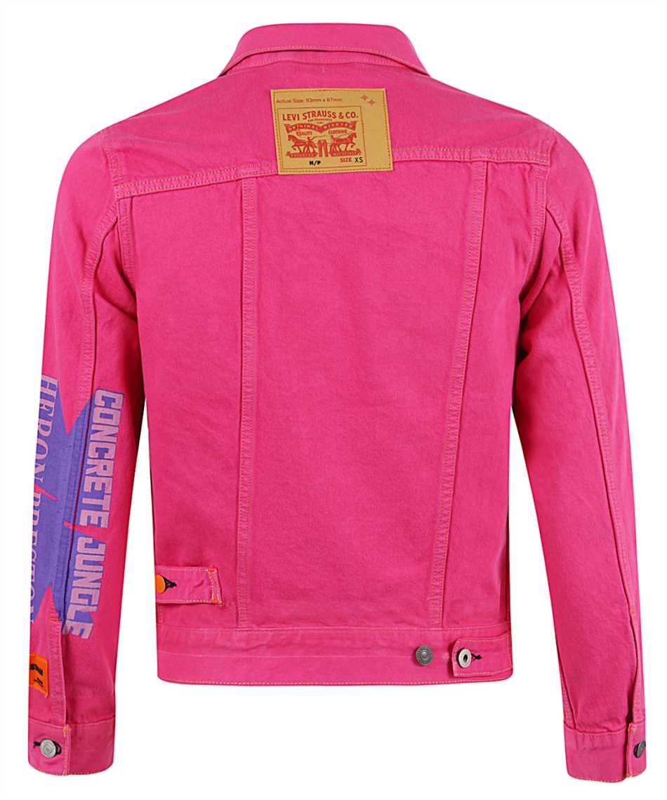 Heron Preston HMYE006S20927023 LEVIS TRUCKER Jacket Pink