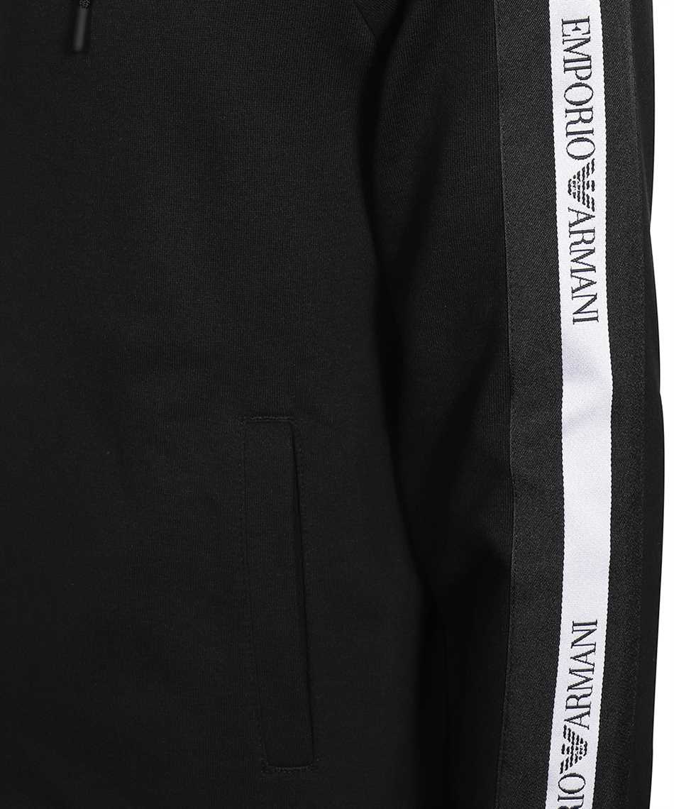 Emporio Armani 3h1mg6 1j07z Zipped Hoodie Black