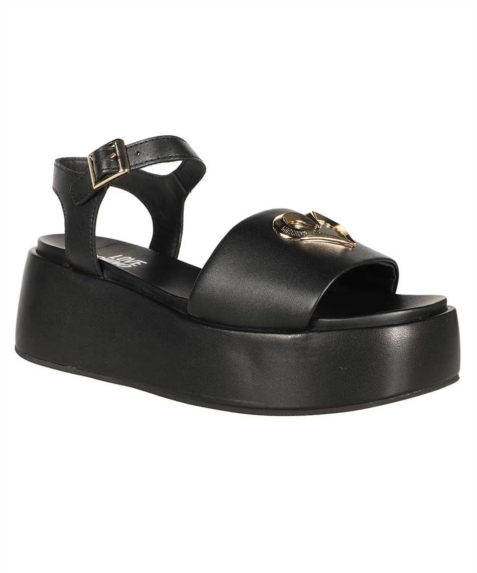 LOVE MOSCHINO JA16127I0O 261JMIA0 Heart Buckle Sand�le 2