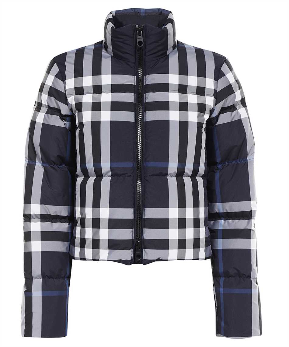 Burberry 8057842 NIGHT CHECK CROPPED PUFFER Jacket Blue