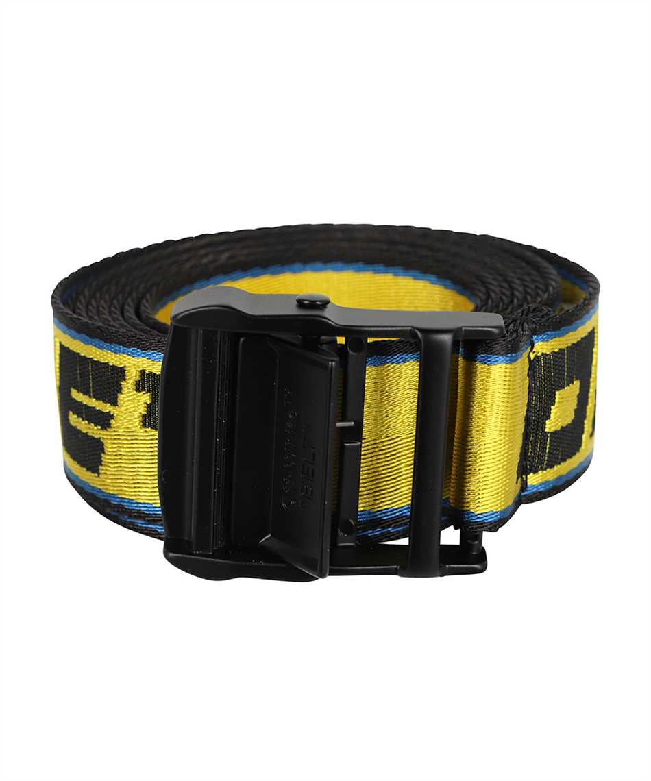 Off-White OMRB012S22FAB002 TAPE INDUSTRIAL Belt Yellow