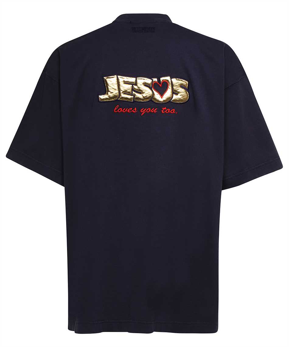 Vetements UE63TR400N JESUS LOVES YOU T-Shirt 2