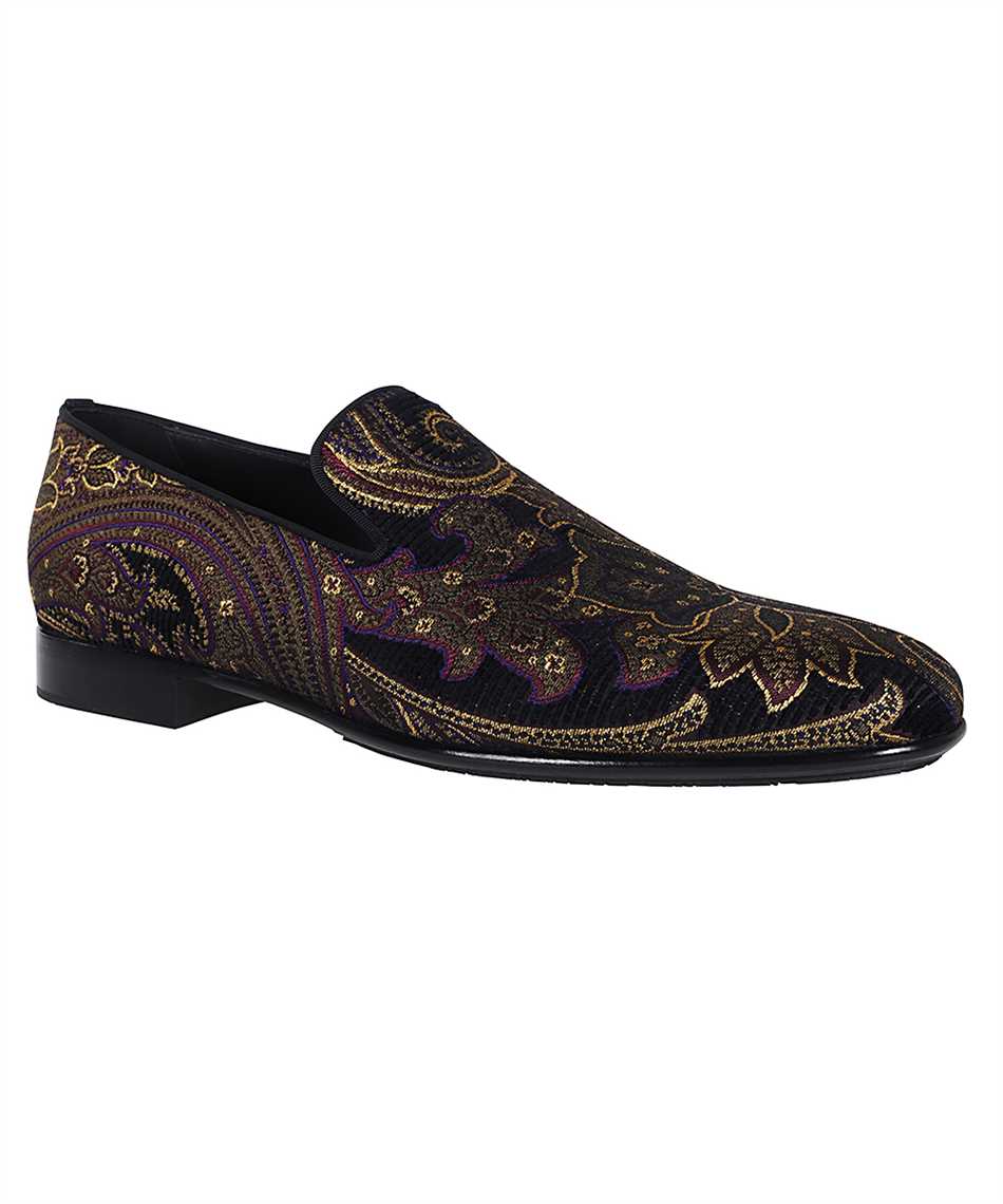 Etro MS4K0002 AQ238 PAISLEY METALLIC JACQUARD Loafers 2