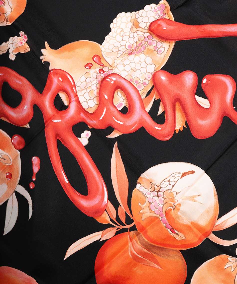 Salvatore Ferragamo 310146 POMEGRANATE PRINT SILK Schal 2