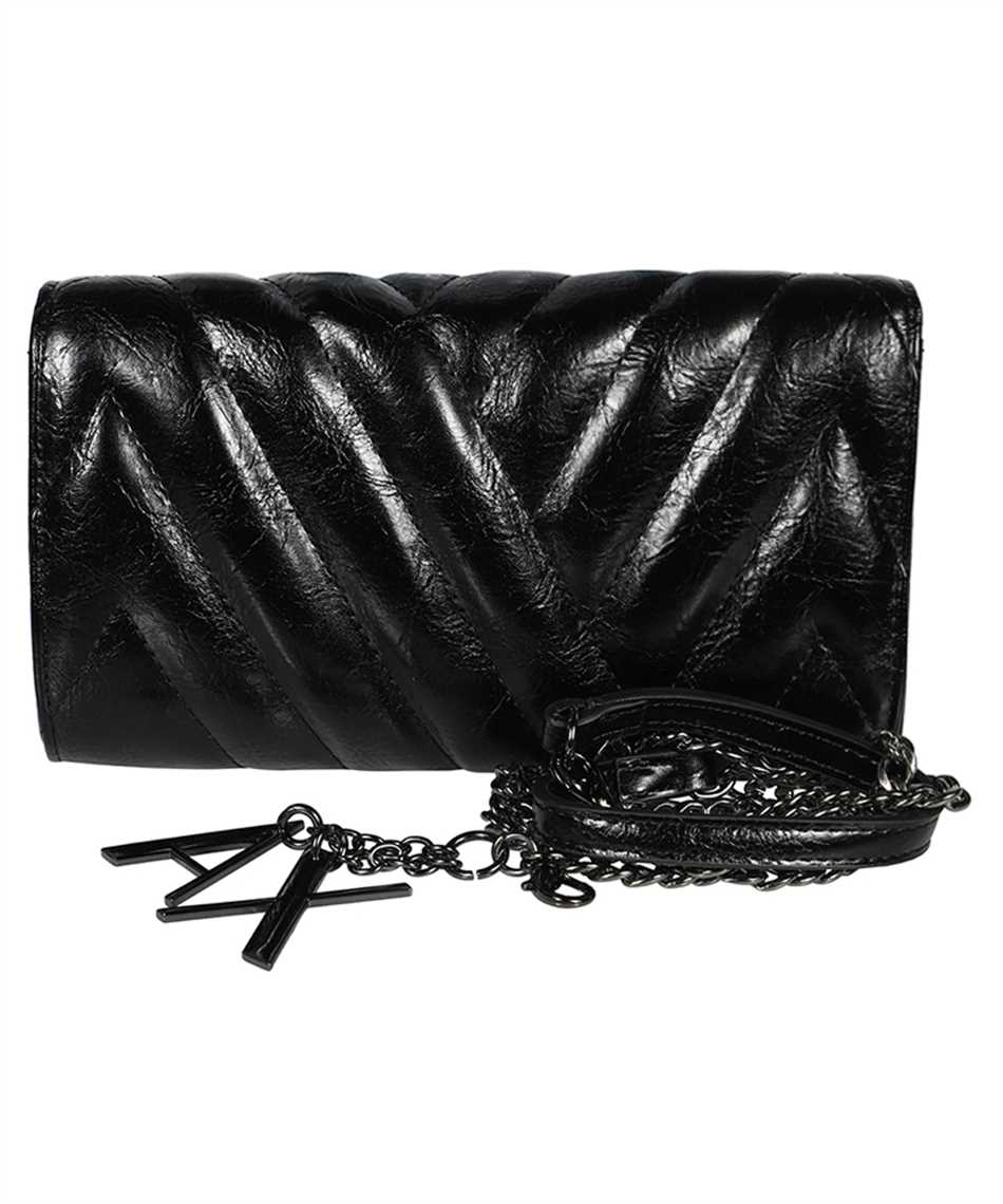 Armani Exchange 948481 3F779 GLOSSY QUILTED CHAINED Wallet 2