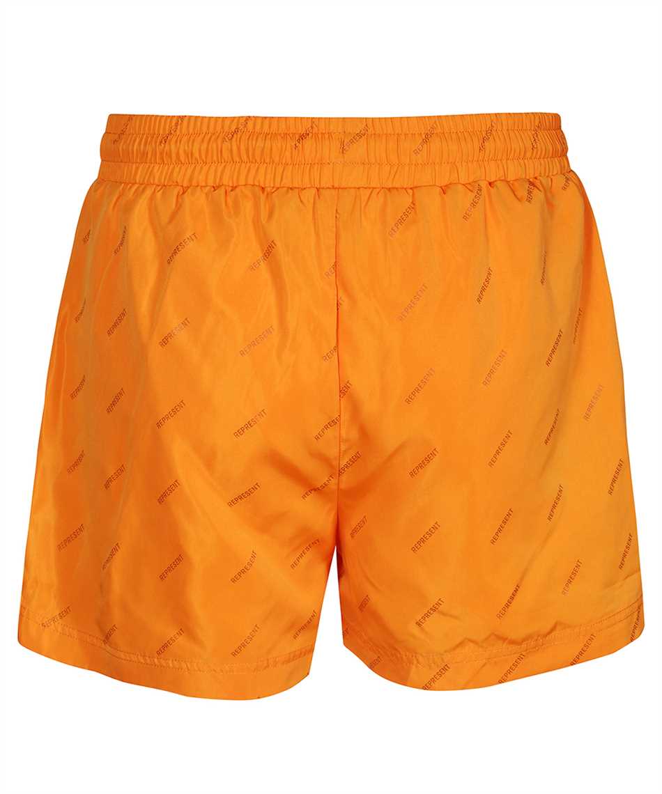 Represent M11001 237 ALL-OVER LOGO PRINT Swim shorts 2