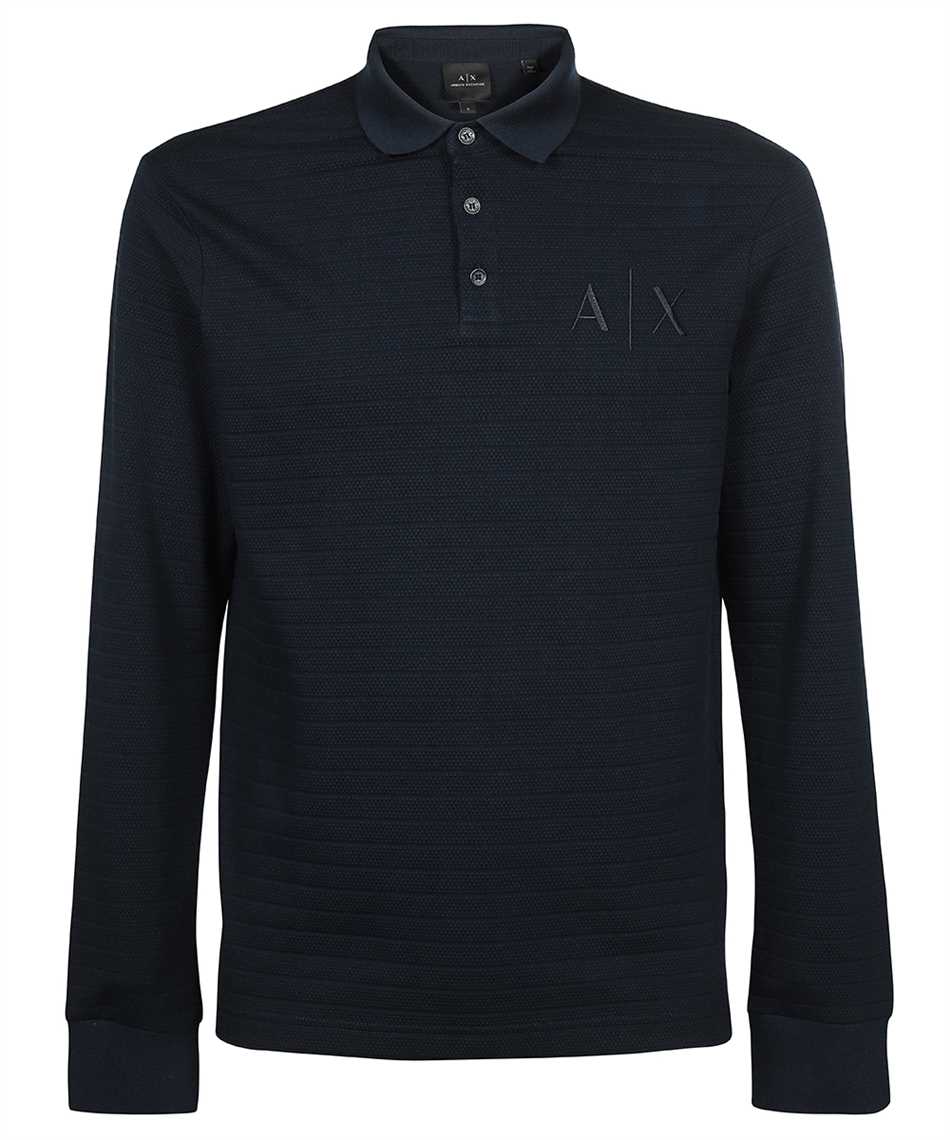 Armani Exchange 6kzfag Zj5qz Long Sleeves Polo Blue