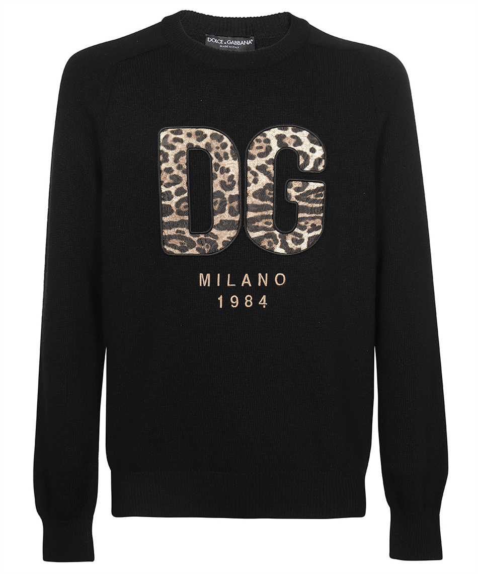 Dolce & Gabbana GXG33Z JAW8Y PATCH AND EMBROIDERY Knit Black