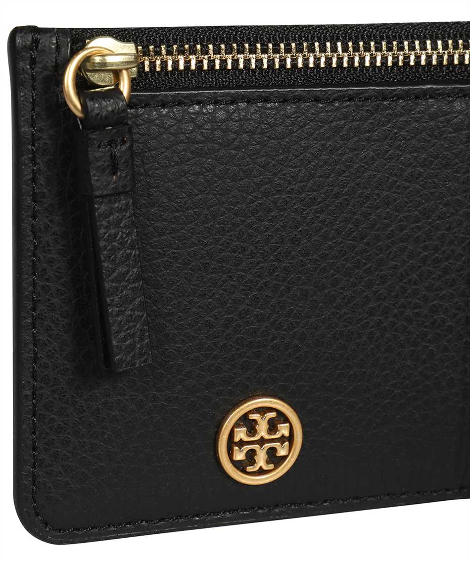 Tory Burch 79031 WALKER TOP-ZIP Card holder Black