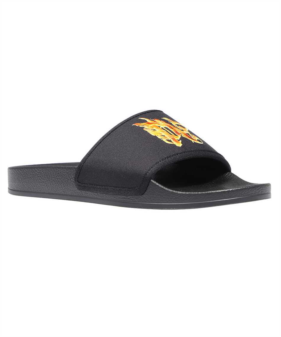 Palm Angels PMIC010R24MAT002 PA MONOGRAM POOL Slides 2