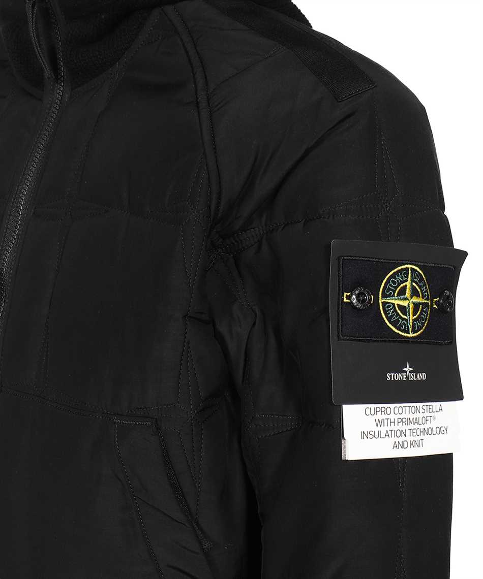 Stone Island 43433 CUPRO COTTON STELLA WITH PRIMALOFT� INSULATION TECHNOLOGY AND KNIT Coat 3