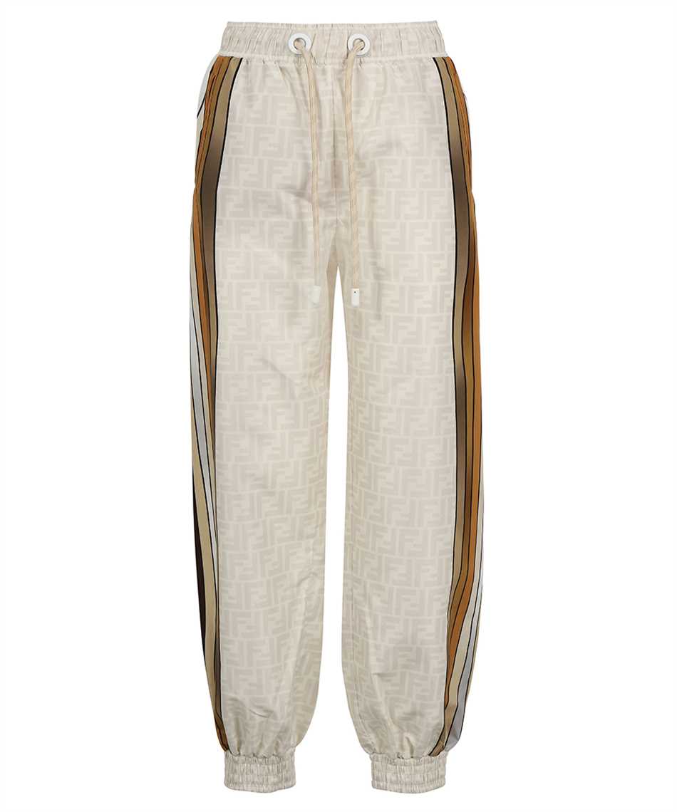 Fendi FAB274 AGO8 NYLON Trousers White