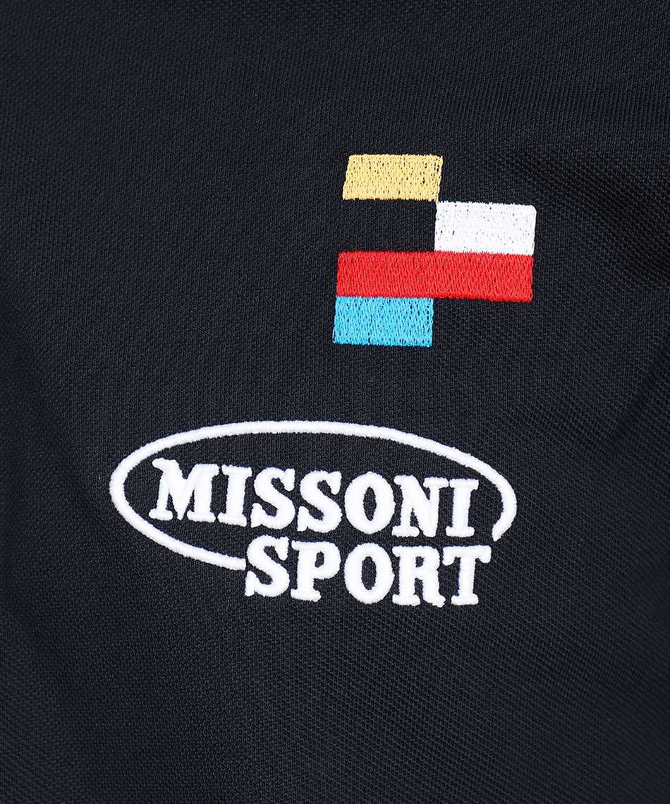 MISSONI UC23S202 SHORT-SLEEVED IN COTTON PIQU� WITH EMBROIDERED PIXELS Polo 3