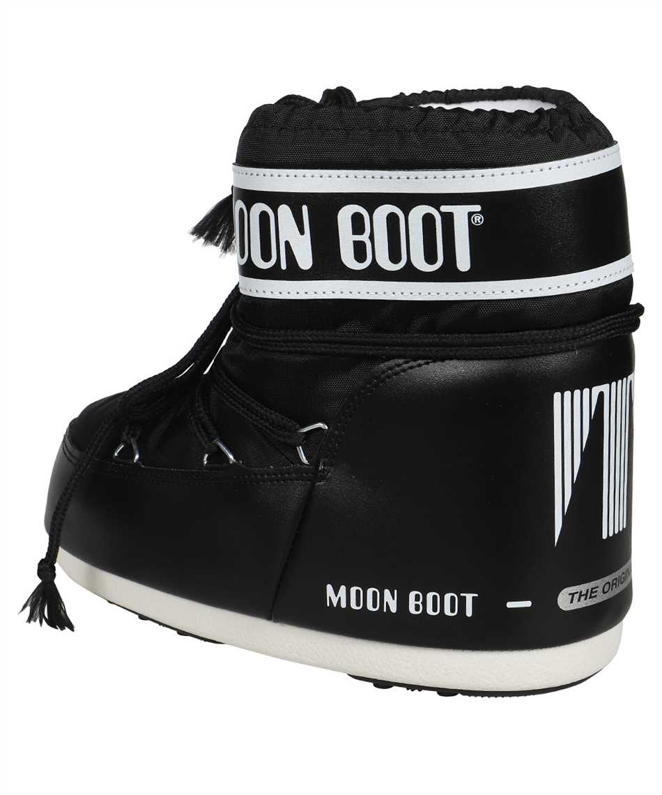 moon boot black low