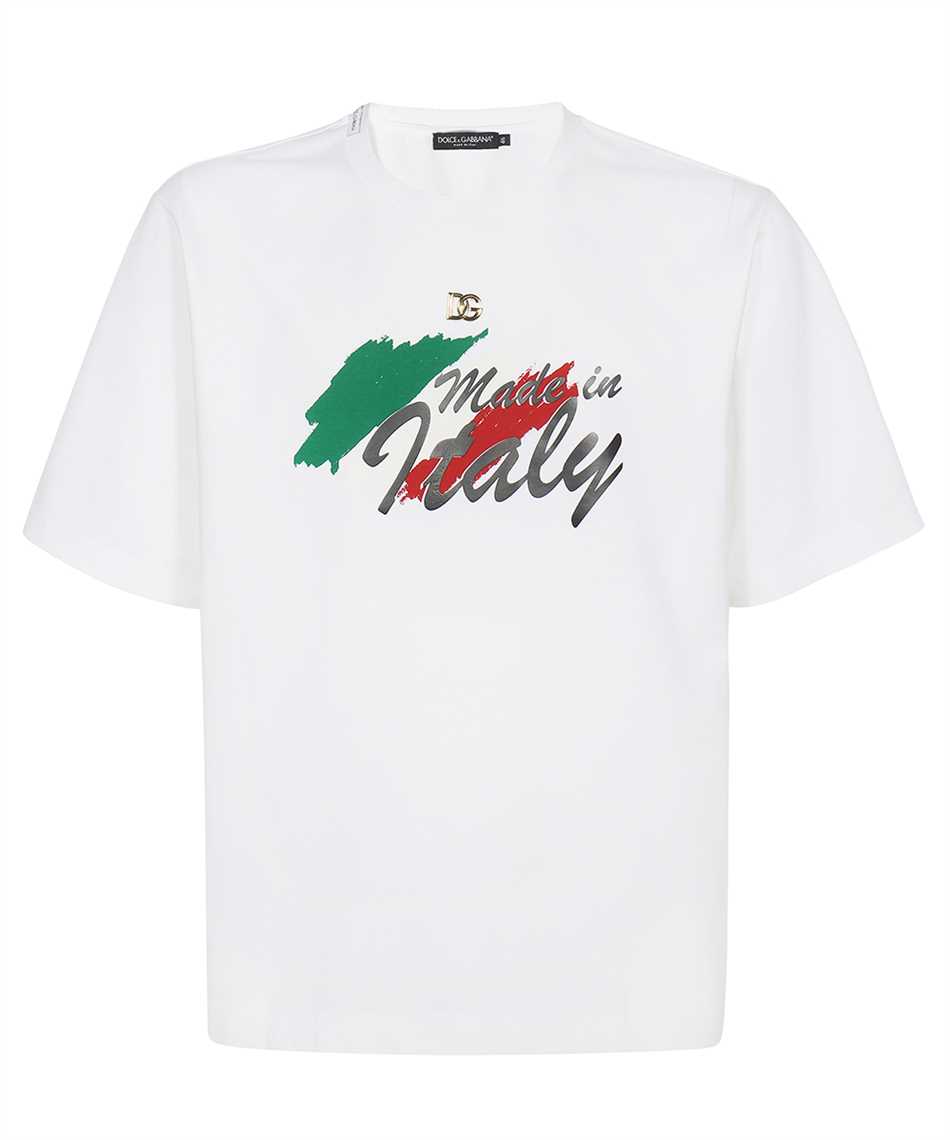 Dolce & Gabbana G8NV2Z G7B8C MULTI-COLORED DG PATCH T-shirt 1