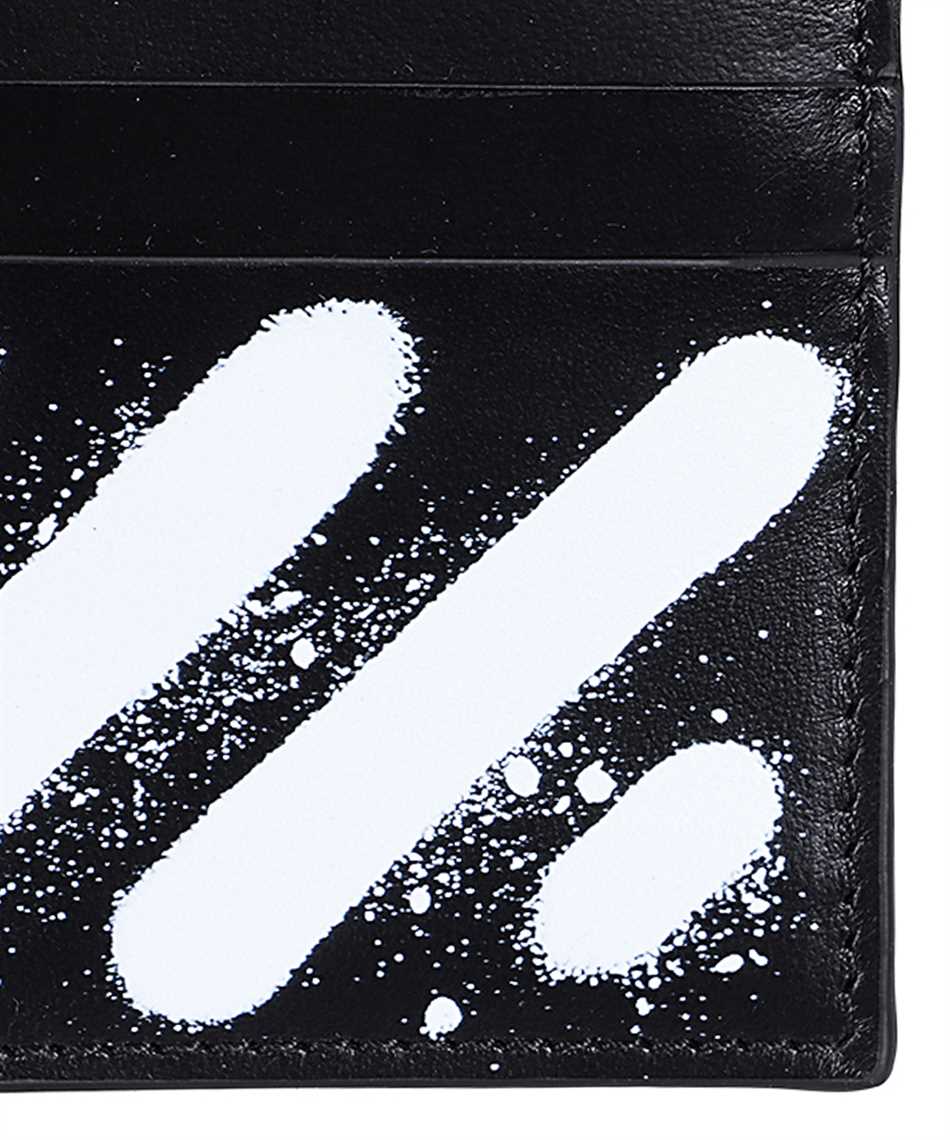Off-White OMND079F25LEA002 DIAG SPRAY CARD CASE Porta carte di credito 3
