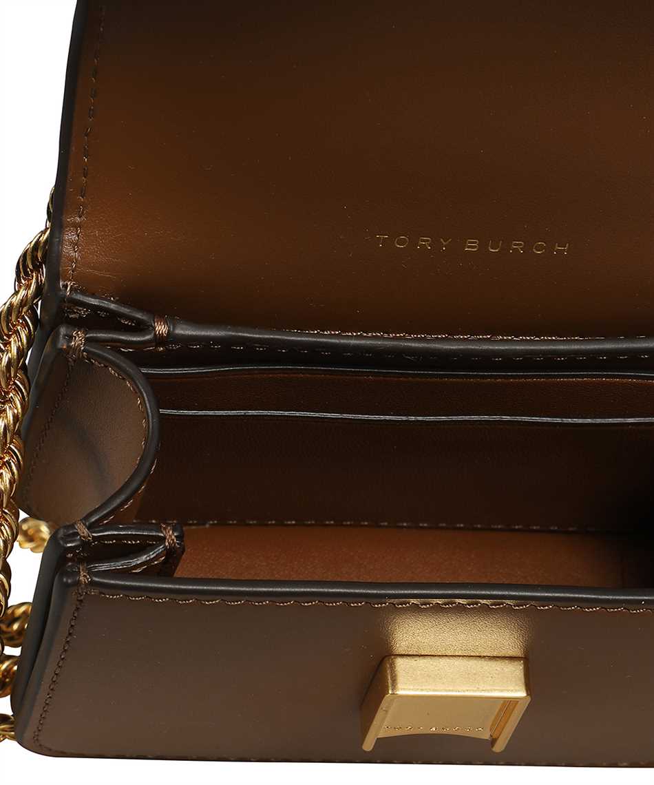 Tory Burch 73580 ELEANOR MINI CROSSBODY Bag Brown Tory Burch 73580 ELEANOR MINI CROSSBODY Bag Brown