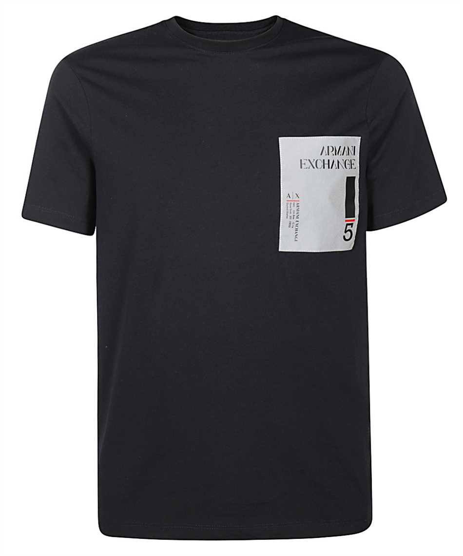 Armani Exchange 3hztle Zjbvz Signature Patch T Shirt Blue