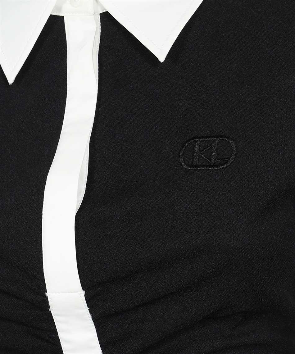 Karl Lagerfeld 235W1353 LONG-SLEEVED POLO Dress 3