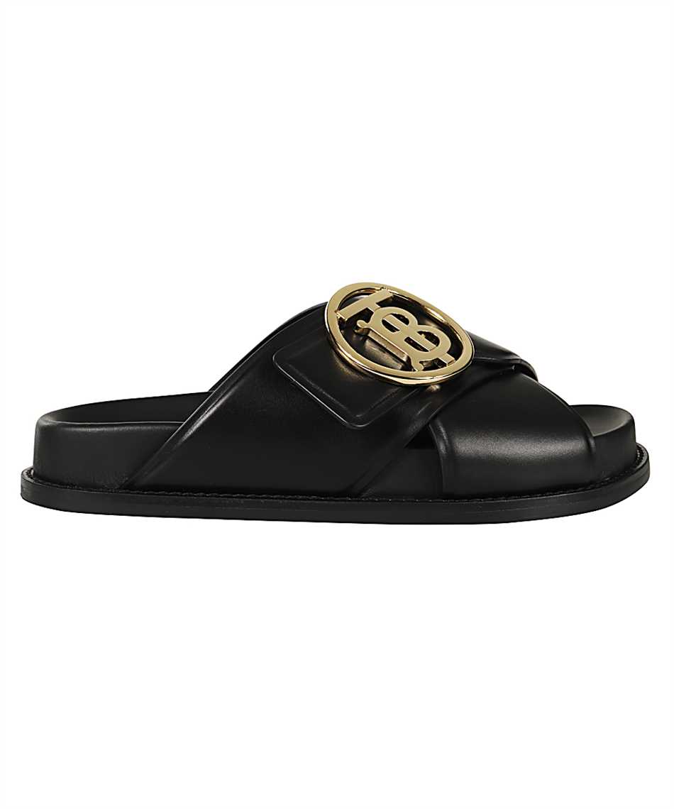 burberry slides black