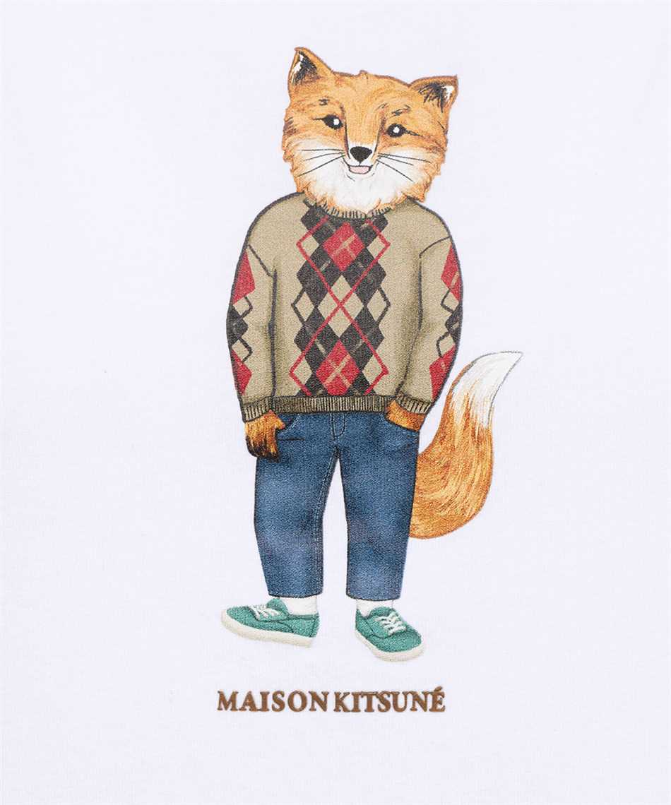Maison Kitsune LM00111KJ0008 DRESSED FOX REGULAR T-Shirt 3
