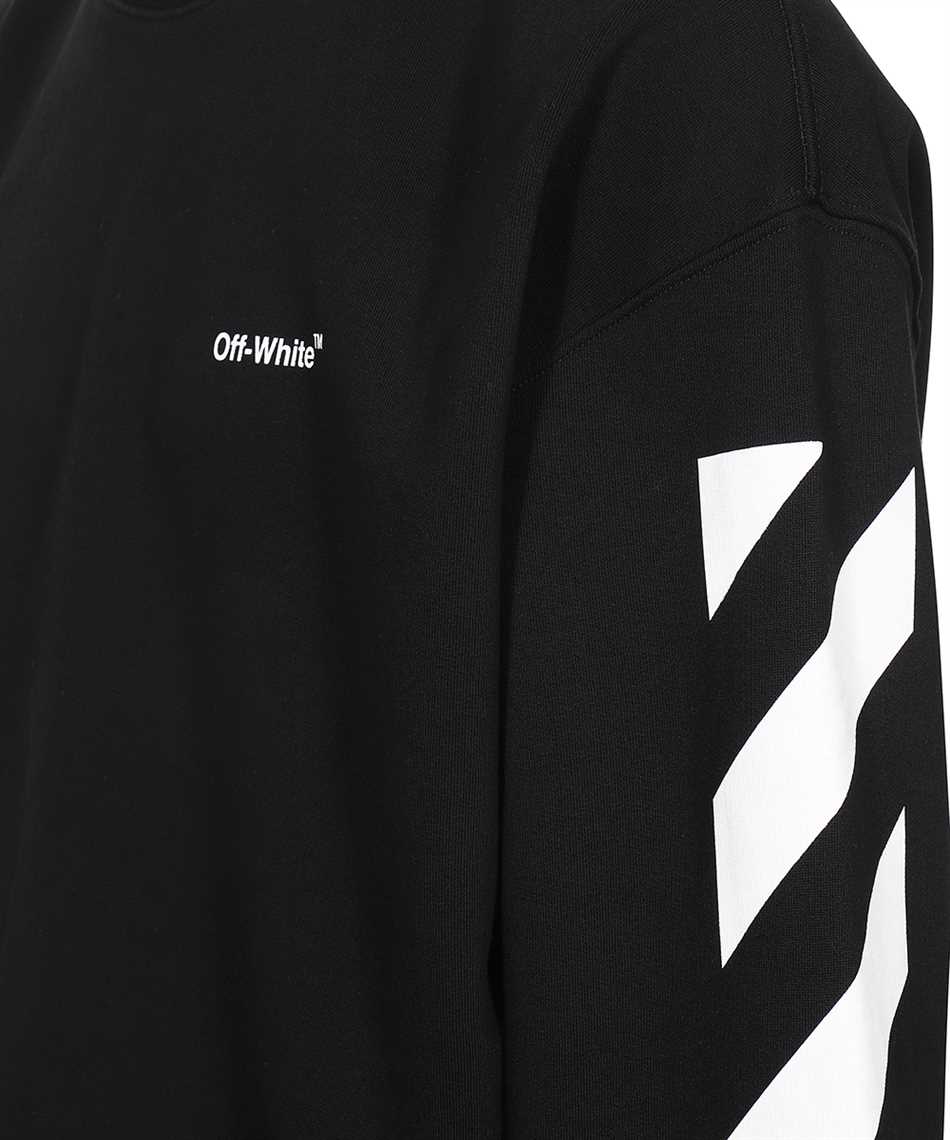 Off-White OMBA058C99FLE001 DIAG HELVETICA OVER Mikina 3