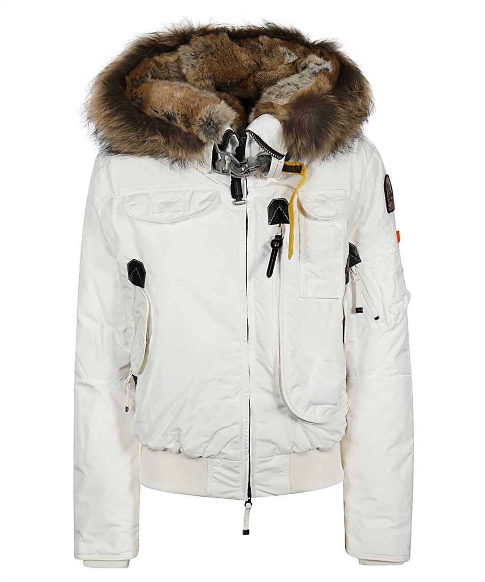 white parajumper jacket