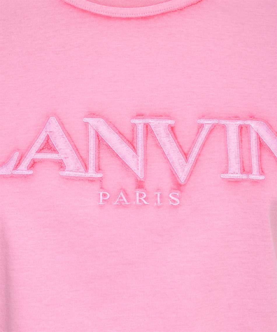 Lanvin RW TS0036 J019 A23 OVERPRINTED CROPPED T-shirt 3