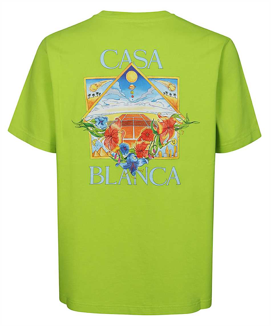 Casablanca M SS26 JTS 001 17 TENNIS LANDSCAPE CLASSIC T-shirt 2