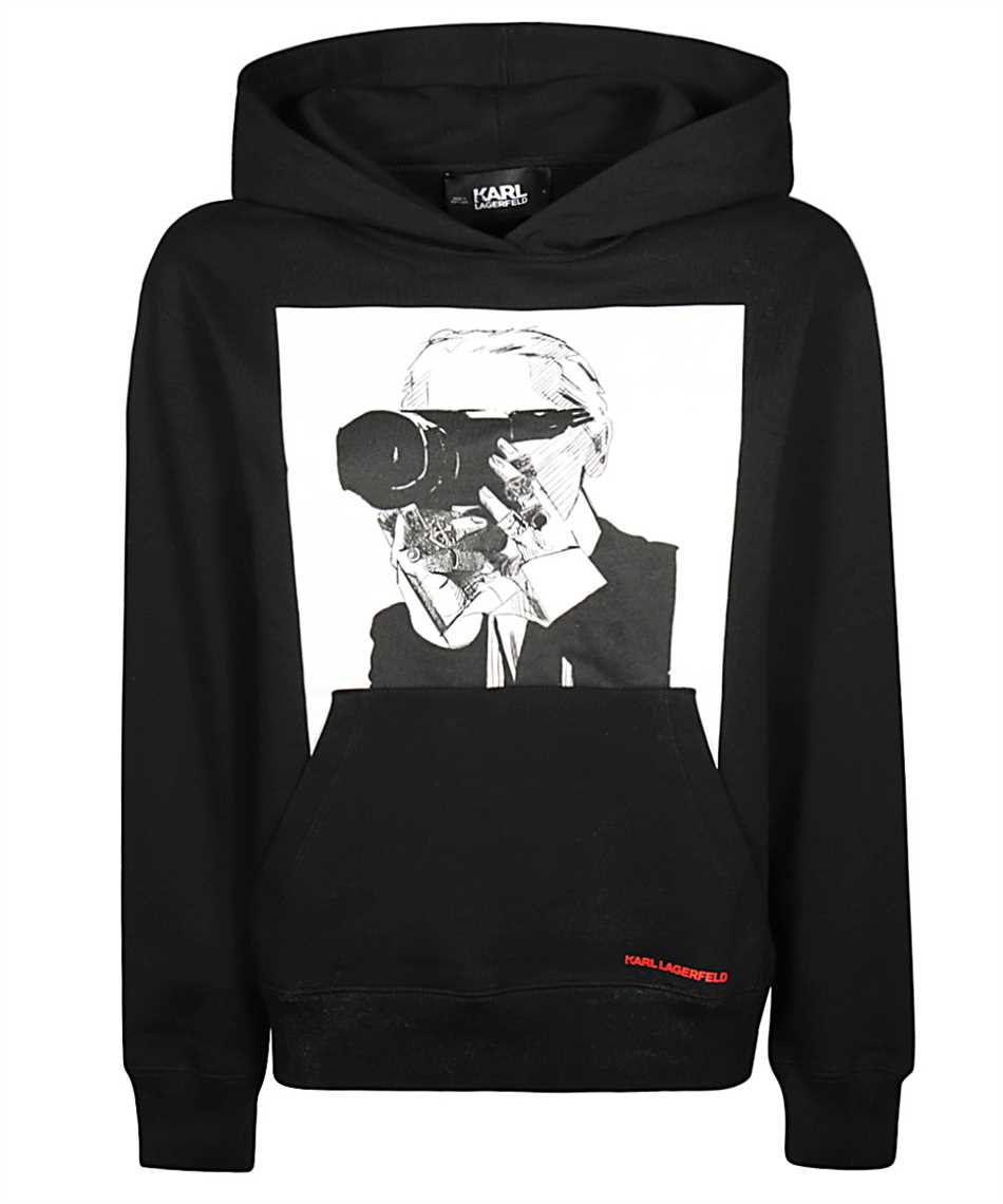 Karl lagerfeld hoodie black Clearance