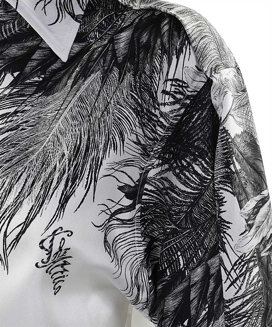 The Attico 260WCW00257 SSS028PR Feather Print Kleide 3