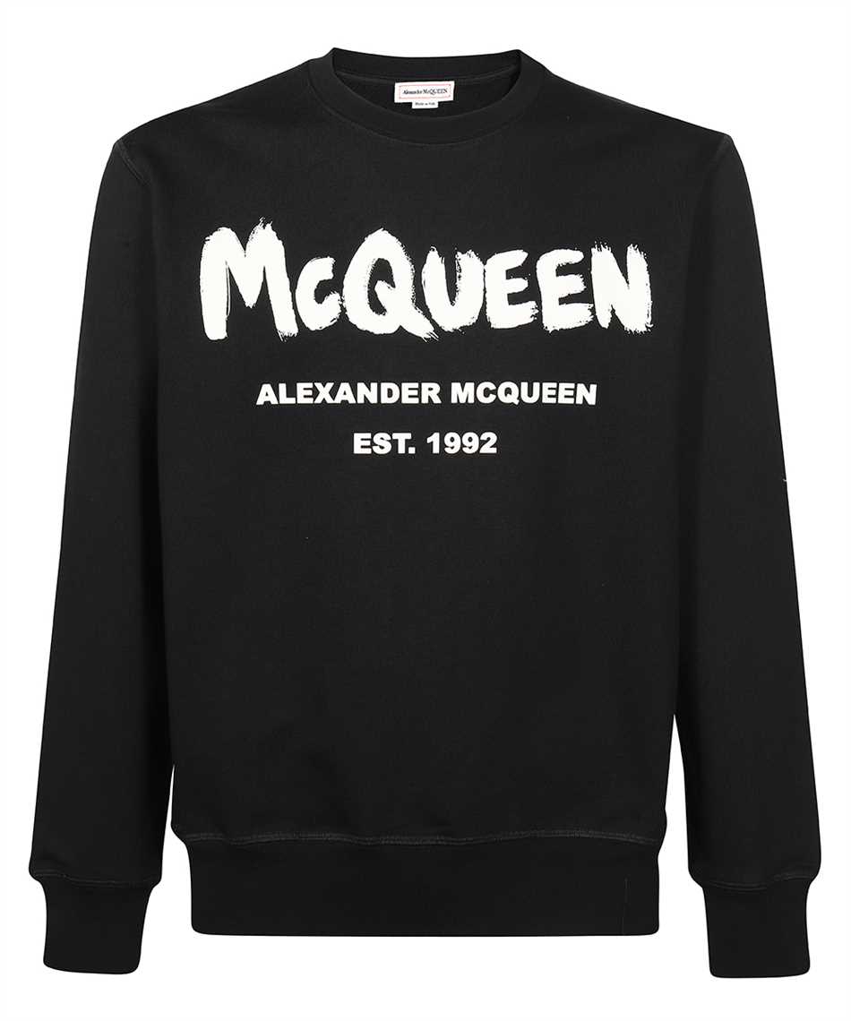 Alexander McQueen 688713 QTZ81 GRAFFITI Felpa 1