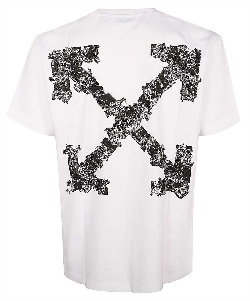 Off-White OMAA027S26JER007 HERALDIC TRESHOLD ARROWS S/S SLIM Tričko 2