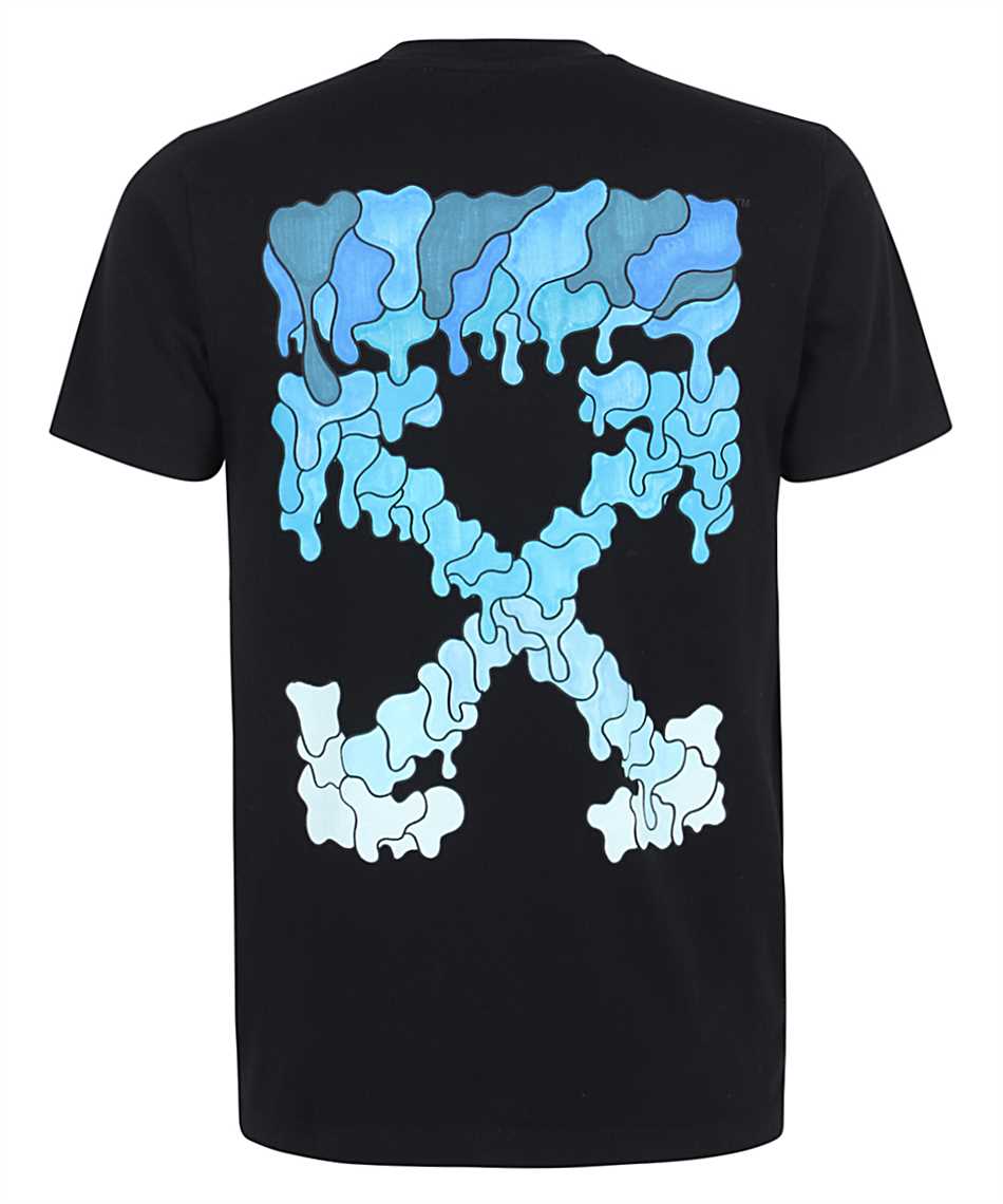 blue off white shirt