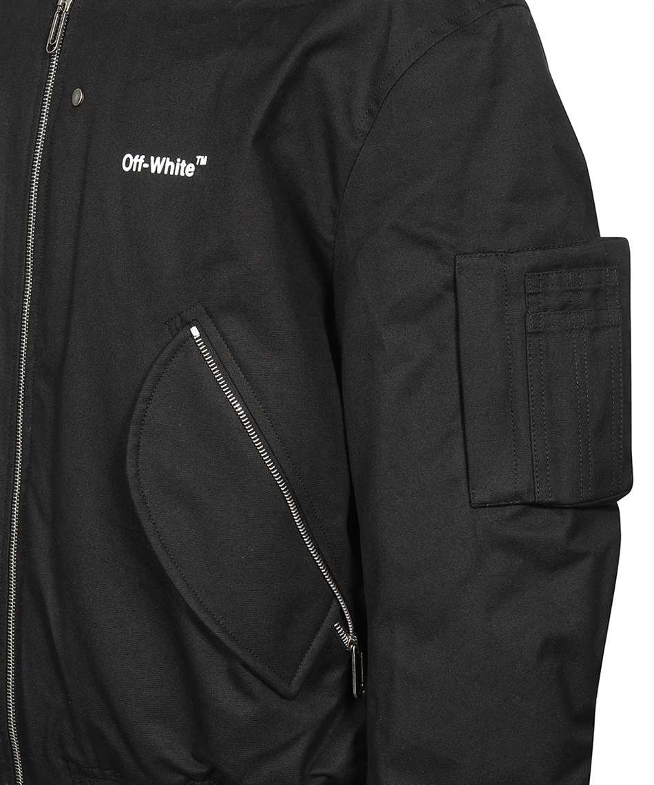 Off-White OMEH040C99FAB001 DIAG TAB BOMBER Bunda 3