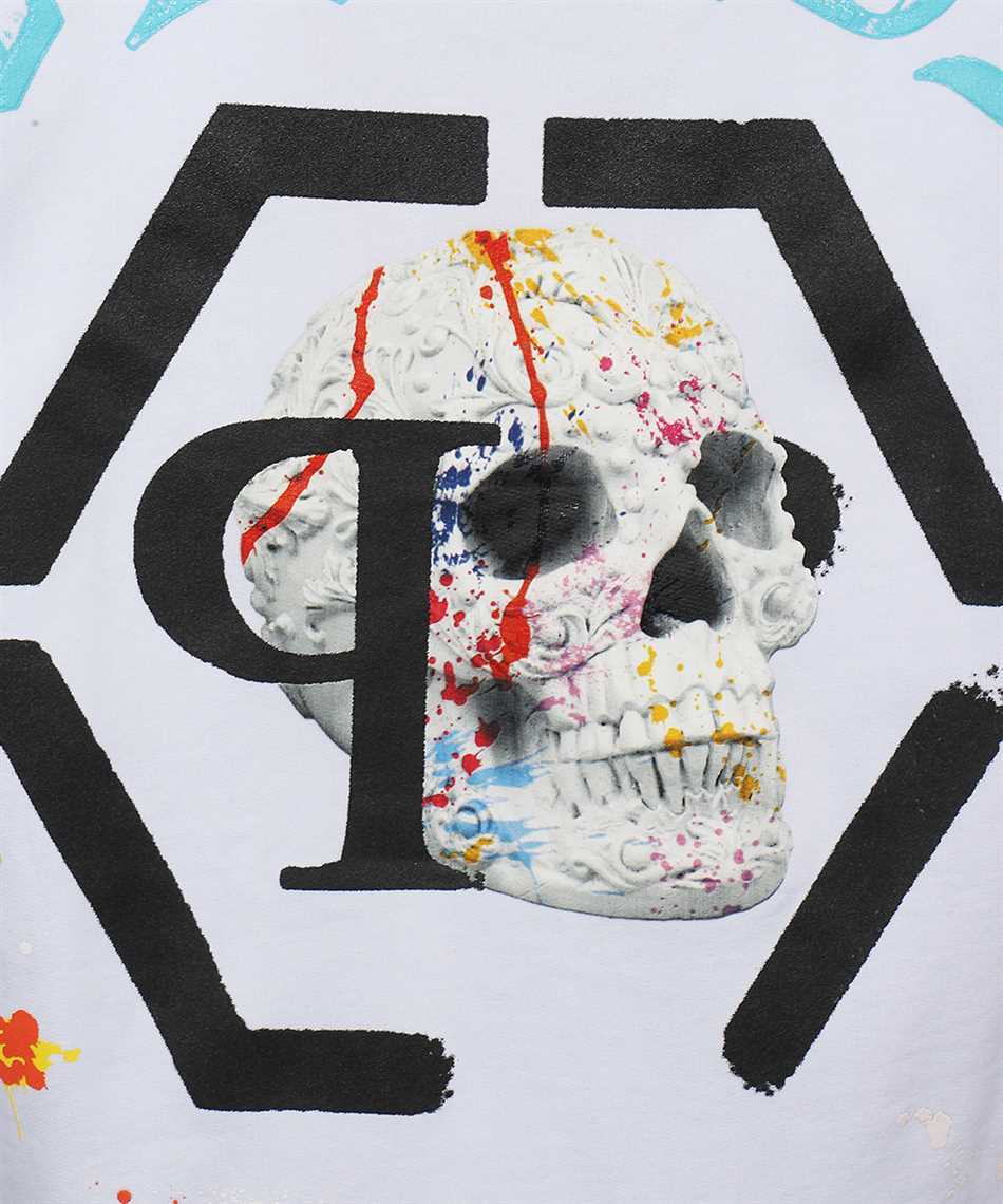 Philipp Plein SACC MJB2905 PJO002N DRIPPING SKULL Kapuzen-Sweatshirt 3
