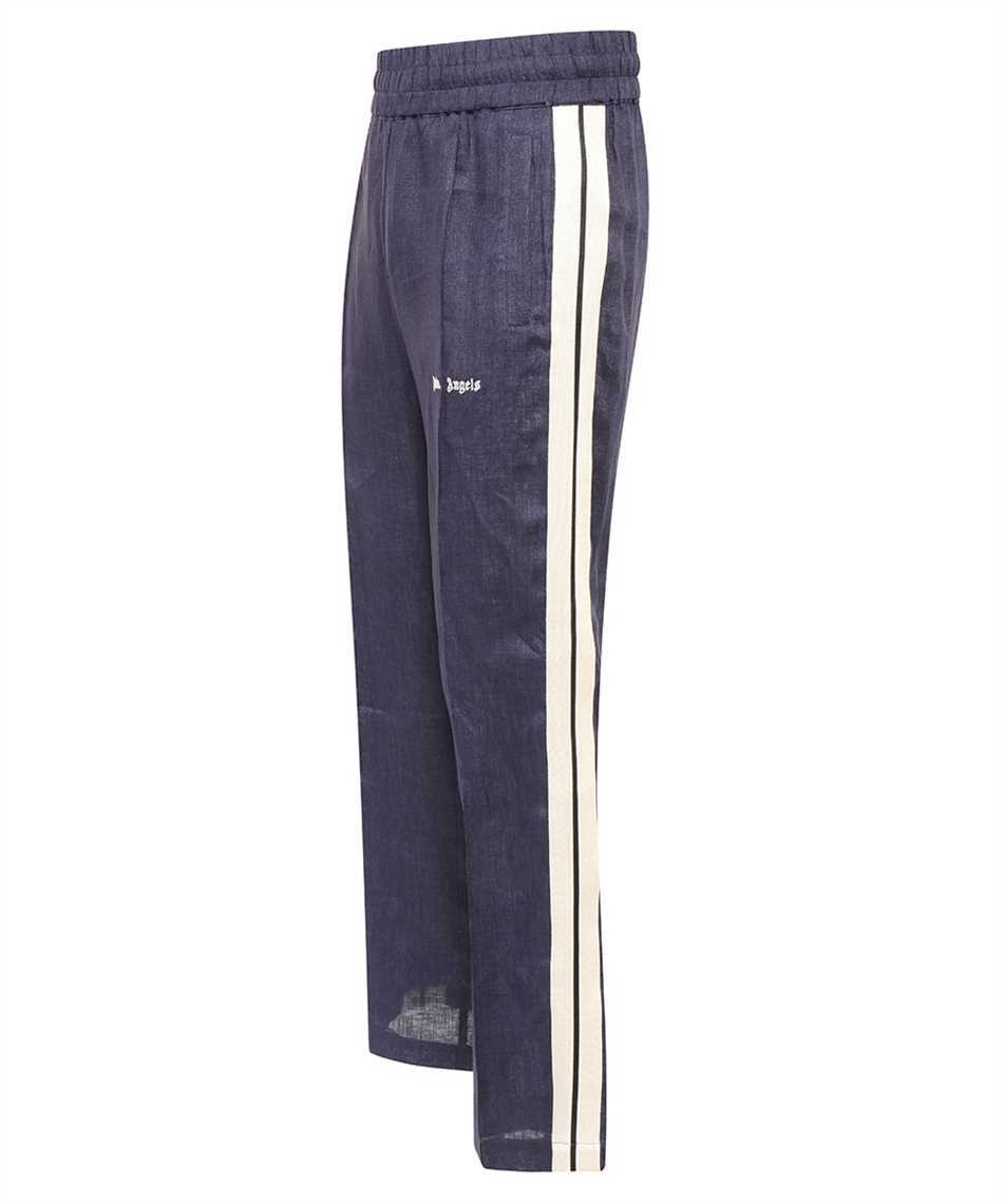 Palm Angels PMCJ021S24FAB003 CLASSIC LOGO LINEN TRACK Trousers 3