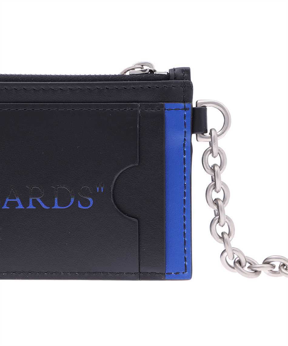 Off-White OMND070F23LEA001 QUOTE BOOKISH KEY RING Card holder 3