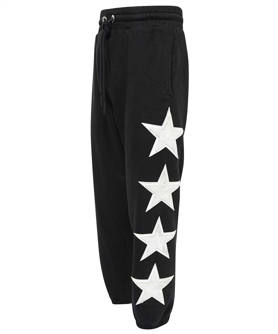 Palm Angels PMCH011S23FLE005 PATCHED STARS VINT Trousers 3