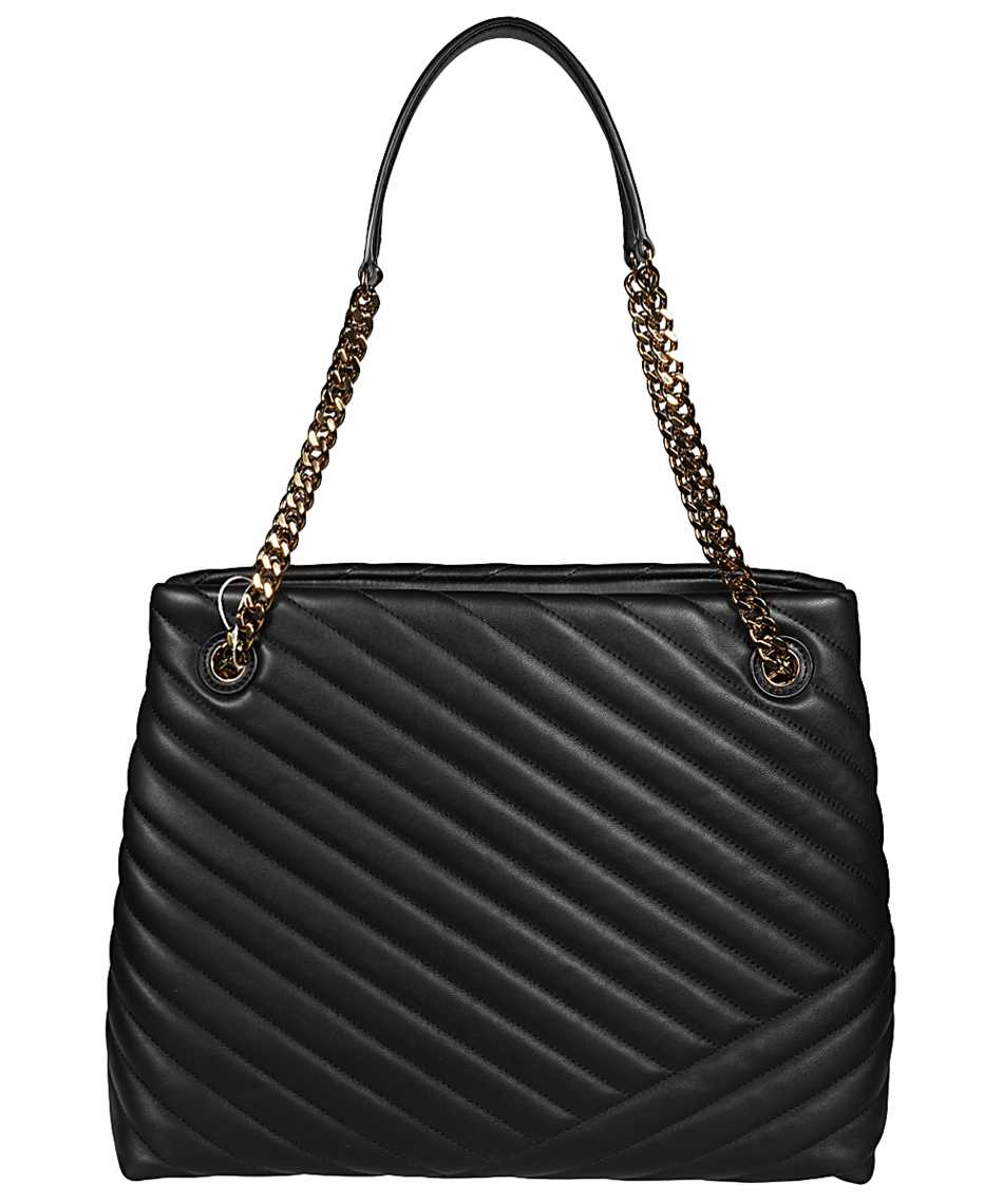 Tory Burch 56757 KIRA CHEVRON TOTE Bag Black