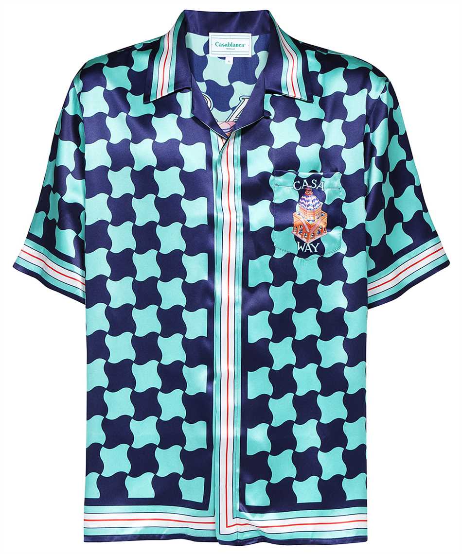 Casablanca MS23 SH 003 13 CUBAN COLLAR Shirt 1