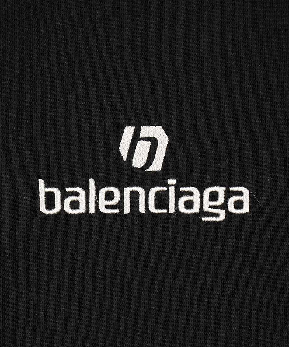 Balenciaga 612966 TJVD9 SPONSOR MEDIUM FIT T-shirt Black