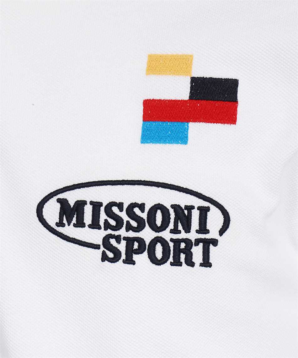 MISSONI UC23S202 SHORT-SLEEVED IN COTTON PIQU� WITH EMBROIDERED PIXELS Polo 3