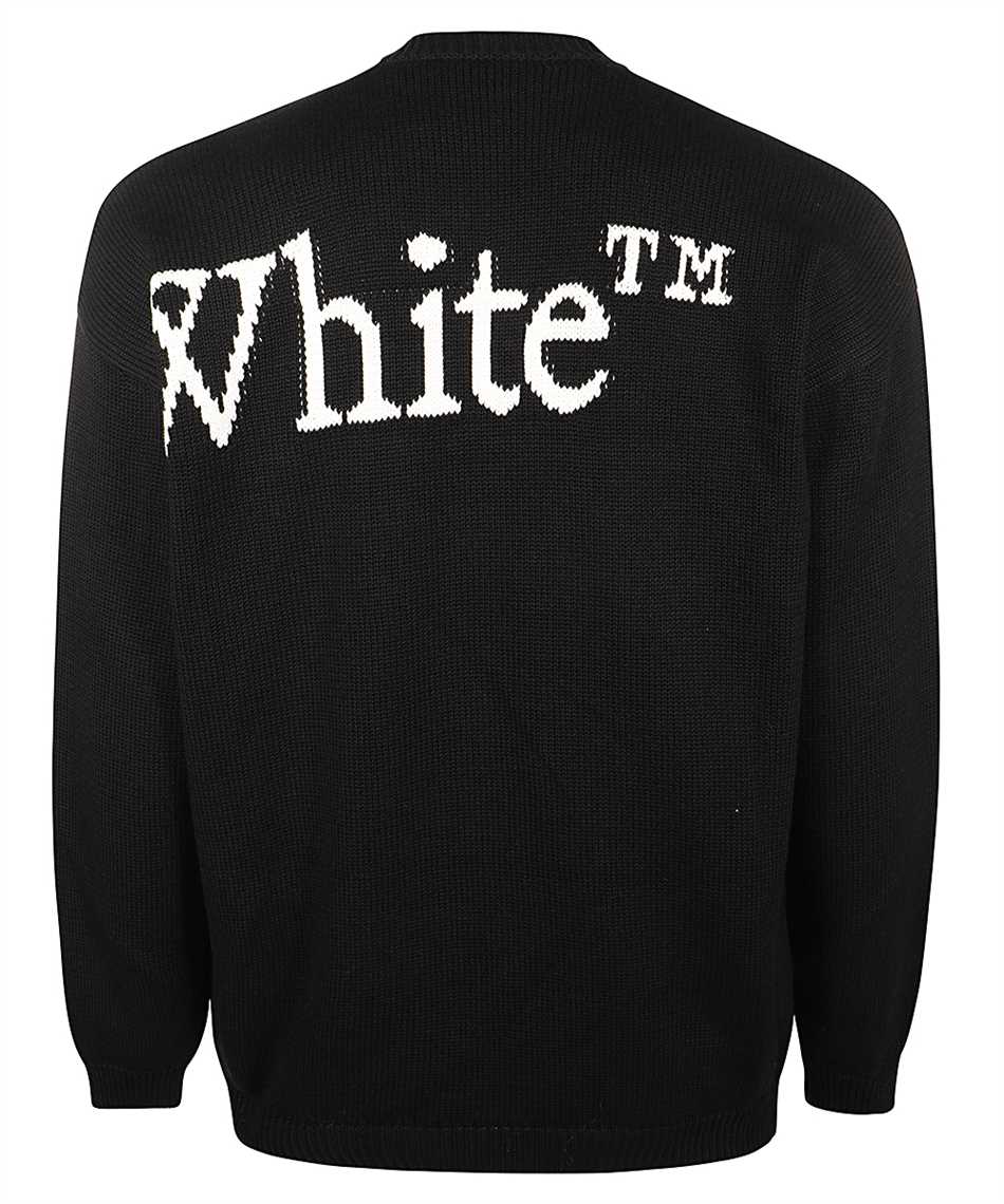 Off-White OMHE20QS26KNI001 COT OW SHARED LOGO Strick 2